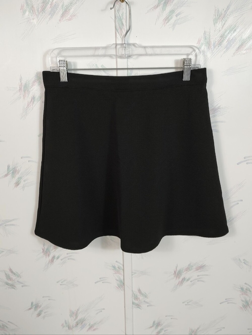 Women's Zara Basic Black A-Line Mini Skirt Size Juniors Large